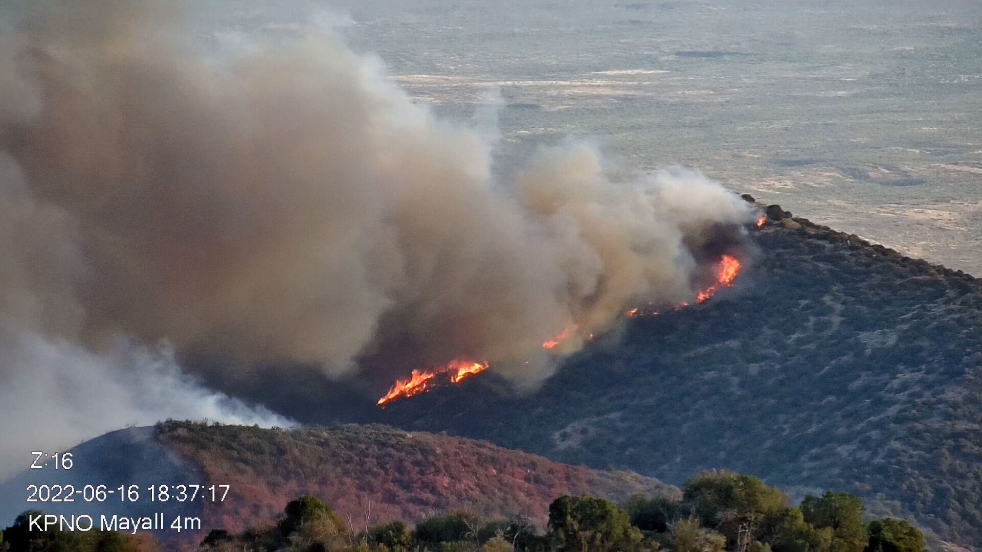 Contreras Fire, Kitt Peak National Observatory, 2022